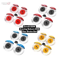 ZeroG Metal Front Rear Brake Disc Caliper for Sakura D5 D5S D5MR