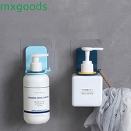 MXGOODS Shampoo Bottle Shelf Wall Mounted Plastic Organizer Hanger Bottle Holder Storage Rack Shampoo Hook