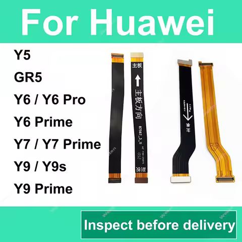 For Huawei Y5 Y6 Y7 Y9 Prime Pro 2017 2018 2019 GR5 2017 Main Board LCD Flex Ribbon Motherboard Main