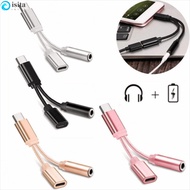 ISITA Type C To 3.5 mm Adapter Aux Cable 3.5mm Jack 2 In 1 Headset Type C to 3.5mm Accessories Usb C
