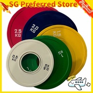 [] Fractional Weight Plates For Olympic Barbell Dumbbell Bar Weight Plate 0.5kg 1kg 1.5kg 2kg 2.5kg