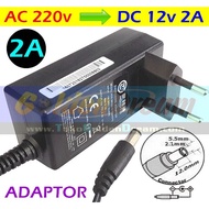 DC 12v 2A Adapter in: 220V AC Power Supply 2.1x5.5mm LED CCTV Adapter