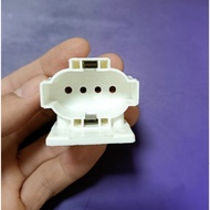 2G7 4-pin lamp holder for Dulux S/E or HNS S/E U-shaped bulbs 7W, 9W, 11W