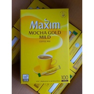 (Hàng Chính Hãng) Cà Phê Maxim Mocha Gold Hàn Quốc 100 Gói 12kg