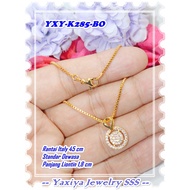 Original Yaxiya Brand 18K Gold Plated Necklace YXY-K285-BO Gold