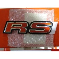 Rear Trunk Emblem Rs Logo Writing Rs Honda Brio Rs 2017 Original