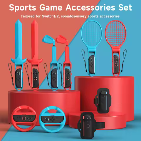 10 in 1 Switch 2 Sports Accessories Bundle for Nintendo Switch 2 Game Sports Accessories Kit with Go