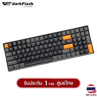 คีย์บอร์ดเกมมิ่ง DarkFlash GD100 TH Yellow Switch Dual-Mod Mechanical Keyboard รับประกัน 1 ปี