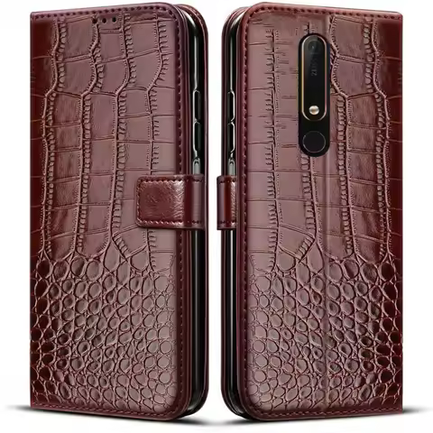 Flip Leather Case For Nokia 2 3 3.1 5 5.1 6 6.1 7 7.1 8 8.1 Sirocco Plus X5 X6 X7 2018 8.1 7.1 Card 