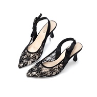 Giày cao gót phối ren Miya 7cm Kosu K-25030 giày cao gót nữ sang trọng Nhật Bản