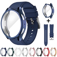 Case+Band for Samsung Galaxy Watch 4/5/6 40mm 44mm Protective Soft TPU Cover+SIlicone Sport Bracelet
