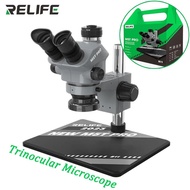 Microscope RL-M5T PRO-B11 magnification 7-50X, 3 eyes, 0.35X CTV tube