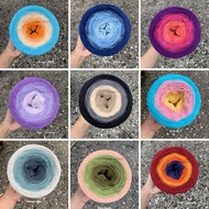 3 Color Gradient Thread 3 Color Gradient Knitting Yarn Size 2 - 10ply