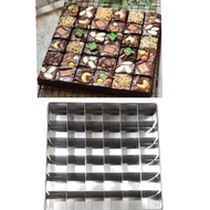 Loyang sekat brownies /  brownies fudgy / loyang brownies sekat bongkar pasang
