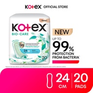 Kotex Biocare Pad (Maxi 24cm/ Overnight 32cm) - Sanitary Pad with Odor Care
