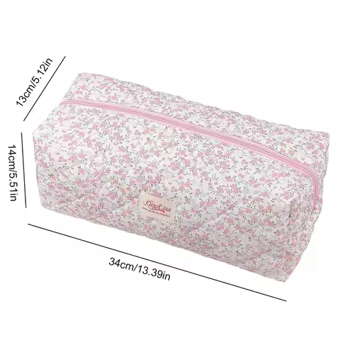 Pink Stripes Flowers Travel Bag Compatible with Dyson Airwrap,Storage Case for Dyson Hair Dryer and 