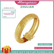 ZHULIAN Gelang Tangan BG5042 Fashion Jewelry Bangle 24K Gold Plated Original Zhulian