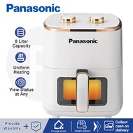 Panasonic Non-Stick Air Fryer 8L Large Capacity Visible Window Preset Timer Heat Up Quickly