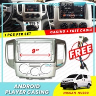 Nissan NV200 Dashboard Audio Android Player Radio FM Casing Frame Free wiring