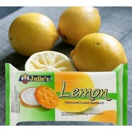 (Bundle of 6,3) 100g Julie Biscuit Julie's Lemon Flavoured Cream Sandwich LEMON