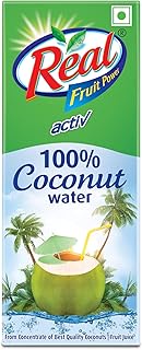 Real Activ 100% Coconut Water (Tetra Pack ) Pouch, 200 ml