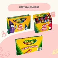 Crayola Crayons 64's, 96's, 16's Large Crayons, 8's So Big Crayons