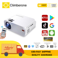 【🥇1920P/12500Lumes】wireless projector Mini Portable phone projector with bluetooth Home projector fo