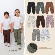 AWESOMEKIDS 2-10th Jogger Parachute Cargo Pants Dakota Active Boys Girls Training Pants