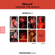 Wayv - photocard [AWAKEN THE WORLD] Ver. World 1