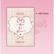 [BC2] Bridesmaid Proposal Invitation Bachelorette Card