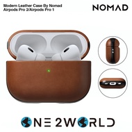 NOMAD Modern Leather Case for Airpods Pro 2/Airpods Pro1 By Nomad Leather