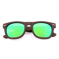 2020 Retro Handmade Bamboo Wood Sunglasses Square Ladies Polarizing UV400 Mens Polarized Driving Sun