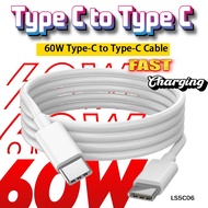 1m C Cable Fast Charging Type C To Type C Cable 60W PD USB C To USB C Cable QC 4.0 Quick Charge USB-