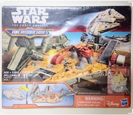 帳號內物品可併單限時大特價  迪士尼Disney星際大戰STAR WARS Hasbro孩之寶 星際大戰 微型機器系列 千年鷹號遊戲組 場景組 場景基地 兒童玩具聖誕禮物生日禮物