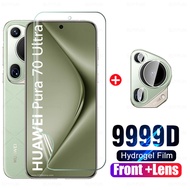 9999D Hydrogel Film 2in1 For Huawei Pura 70 Ultra 2024 Front Screen Protector Huawey Huawei Pura70 P