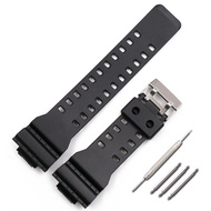 Watch Strap for Casio G-Shock Sports Band for Casio Smart Watch Resin Watch Band for GA-110GB GA-100