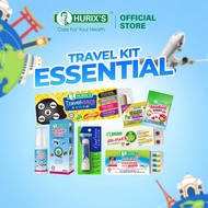 Kit Perjalanan HURIX - (KEBUTUHAN UTAMA) - Mabuk Perjalanan - Sakit Perut - Inhaler - Serangga