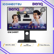 BenQ 24" GW2480T FHD Eye Care Pivot IPS Monitor for Study