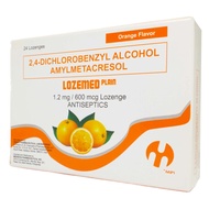 2,4 Dichlorobenzyl Alcohol Amylmetacresol Antiseptics Orange 24s LOZEMED PLAIN