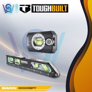 TOUGHBUILT 360° Magnetic Pocket Level TB-H2-L-4R Mini Water Lever / 9" Magnetic Billet Torpedo Level