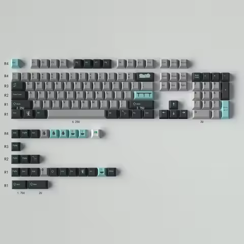 GMK Rainy Day Keycaps for Mechanical Keyboard Cyan PBT Dye Sublimation Cherry Profile GK61 Anne Pro 