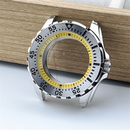 ตัวเรือนนาฬิกา44มม. อุปกรณ์เสริมนาฬิกาดำน้ำกลไกเรืองแสงสำหรับ NH35/NH36/NH34/4R35A/4R36A