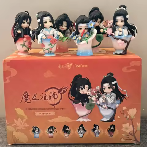 Genuine Mo Dao Zu Shi Porcelain Bloom Rhythm Series Blind Box Cute Wei Wuxian Lan Wangji Figurine My
