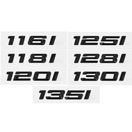 3D ABS Car Trunk Letters Logo Decals Badge Emblem Sticker For BMW 1 Series 116i 118i 120i 125i 128i 