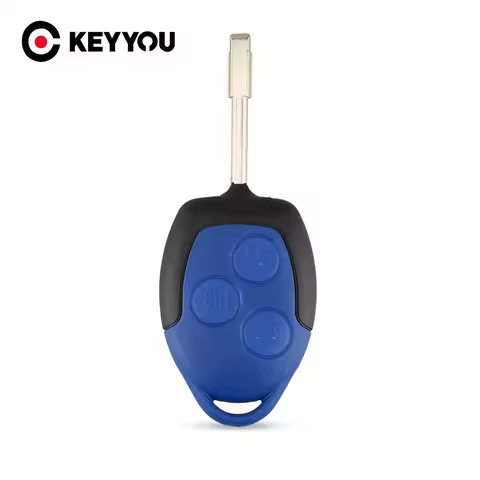 KEYYOU Replacement 3 Button Transit Connect Set Remote Key Shell Case For Ford
