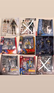 Mafex batman hush superman aquaman soldier boy the boys catwoman wolverine magneto Cyclops