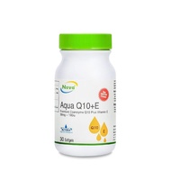 Aqua Q10 + E  ( Coenzyme Q10 50mg + Vitamin E 100IU )