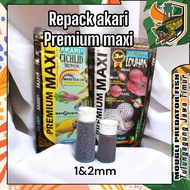 AKARI PREMIUM MAXI & LOUHAN PRO FISH PELLETS 1MM AND 2MM FOOD FOR CHANA PREDATOR ETC.