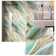 LIAOYING Wall Stickers, Waterproof PVC Marble Tiles,  30x60cm Self Adhesive Floor Tile Sticker Bathr