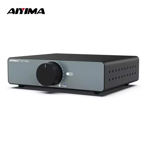 AIYIMA A07 MAX TPA3255 Audio Power Amplifier 2.0 Stereo Amplify 300Wx2 PBTL Mono Sound Amplifier 600